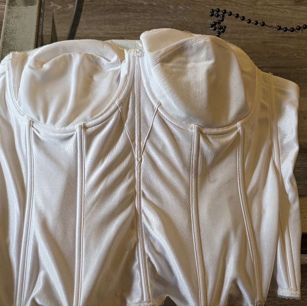 Dominique Ivory Corset Top
